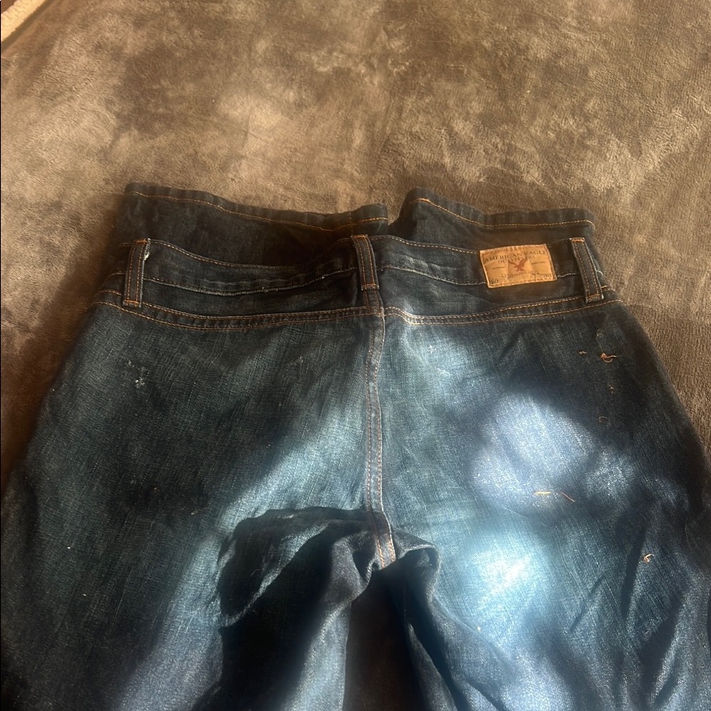 American Eagle Distressed Blue Jeans